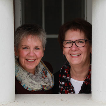 Connie Harder and Kathy Lafreniere